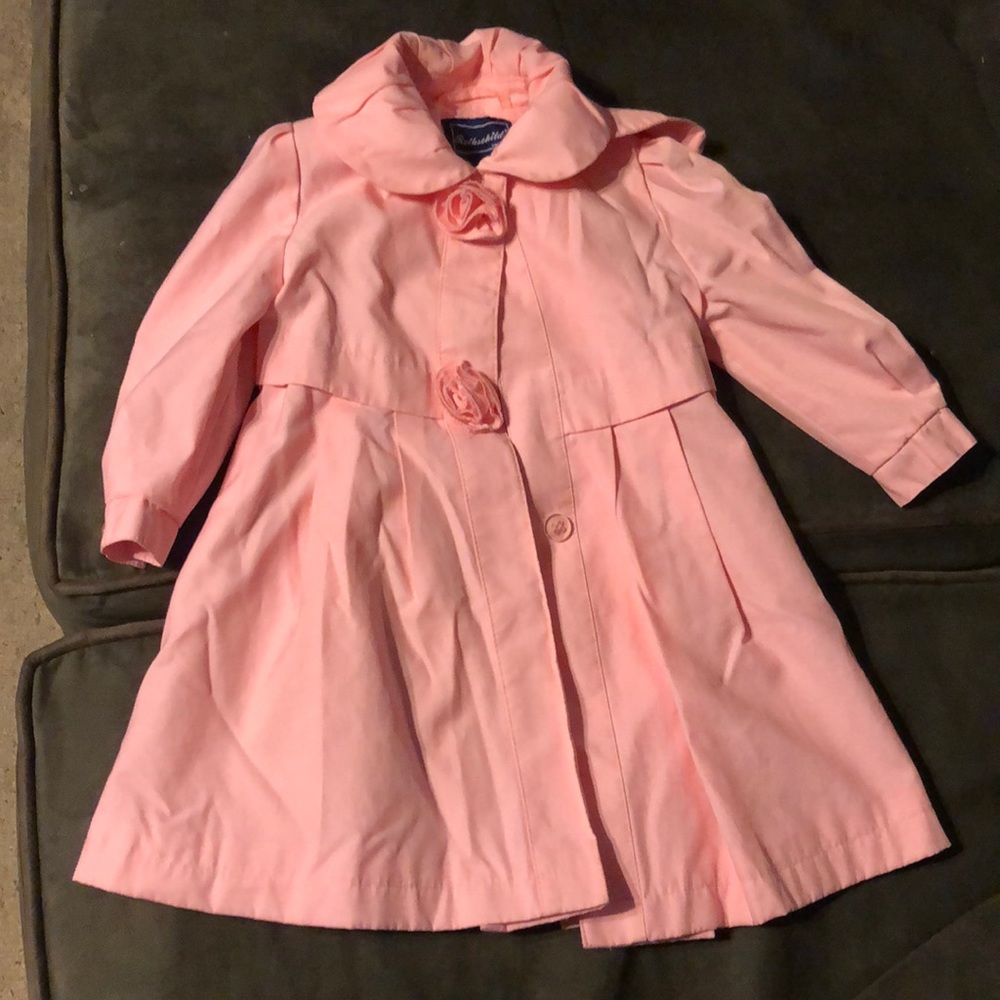 Pink 2T girls dress coat